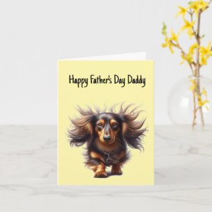 Dackel Daddy Vatertag Card Karte