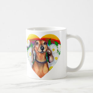 Dackel Daisy Patch Kaffeetasse