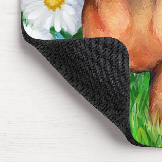 Dackel Daisy Patch Mousepad (Ecke)
