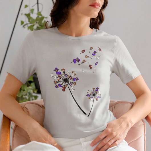 Dackel Dandelion Blume Halloween Kostümideen T-Shirt