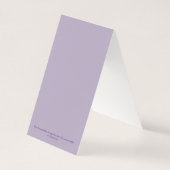 Dackel Dankeschön Karte (Rückseite)