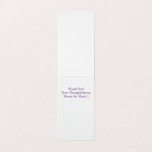 Dackel Dankeschön Karte (Innenseite Aufgefaltet)