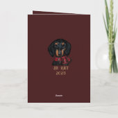 DACKEL DANKESKARTE (Rückseite)