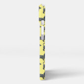 Dackel Daxie Dog Niedliche Silhouette Gelb iPhone Hülle (Linke Seite)