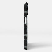 Dackel Daxie Dog Niedliche Silhouette Raster Schwa iPhone Hülle (Rechte Seite)