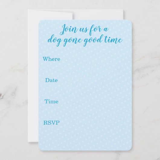 Dackel der Geburtstagsfeiertage Einladung (Rückseite)