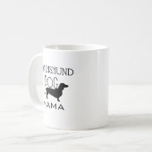 Dackel der niedlichen Dackel Name der Mama Kaffeetasse (Vorderseite Links)