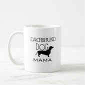 Dackel der niedlichen Dackel Name der Mama Kaffeetasse (Links)