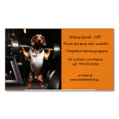 Dackel der Visitenkarten Magnetische Visitenkarte (Vorderseite)