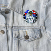 Dackel des Astronauten Button (Beispiel)
