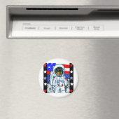 Dackel des Astronauten Magnet (In Situ (Geschirrspüler))