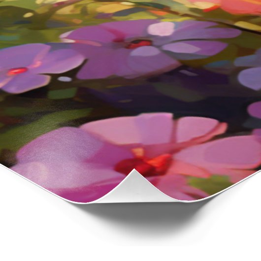 Dackel des Impressionismus Poster (Ecke)