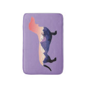 Dackel Design 226 - Schöne Naturansicht Badematte (Vorderseite Vertikal)