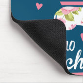 Dackel Design, nur ein Mädchen, das Dackeln Lieben Mousepad (Ecke)