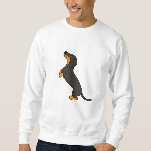 Dackel Deutsche Dackel Süße Hunde Sweatshirt (Vorderseite)
