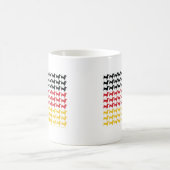 DACKEL-DEUTSCHLAND-FLAG KAFFEETASSE (Mittel)