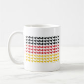 DACKEL-DEUTSCHLAND-FLAG KAFFEETASSE (Links)