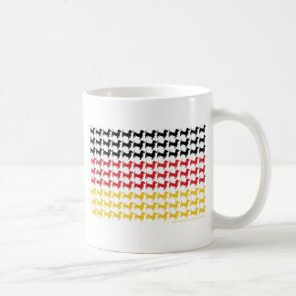 DACKEL-DEUTSCHLAND-FLAG KAFFEETASSE