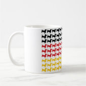 DACKEL-DEUTSCHLAND-FLAG KAFFEETASSE (Links)