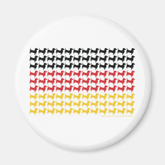 DACKEL-DEUTSCHLAND-FLAG MAGNET