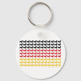 DACKEL-DEUTSCHLAND-FLAG SCHLÜSSELANHÄNGER