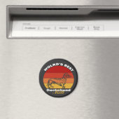 Dackel - Die beste Mama der Dackel der Welt Magnet (In Situ (Geschirrspüler))