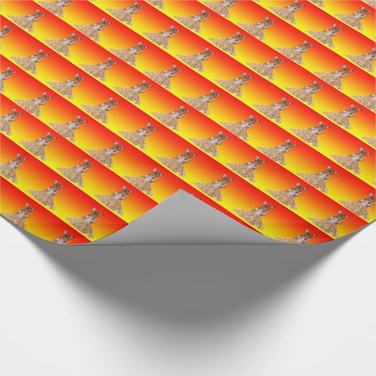 Dackel, die Hula Hundeverpackungs-Papier tanzt Geschenkpapier (Ecke)