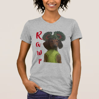 Dackel Dinosaurier T-Shirt