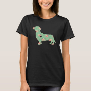 Dackel Dog Boho Woodland Chic für Frauen T-Shirt