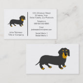 Dackel Dog Design Boarding Kennels Visitenkarte (Vorne/Hinten)