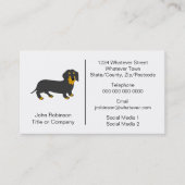 Dackel Dog Design Boarding Kennels Visitenkarte (Vorderseite)