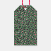 Dackel Dog Frohe Weihnachten Geschenkanhänger (Rückseite)