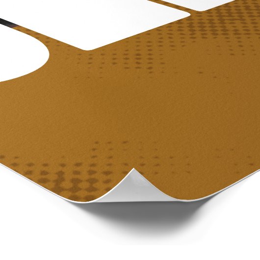 Dackel Dog Gentleman Poster (Ecke)