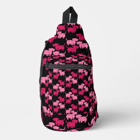 Dackel Dog Geschenke Crossbody Bag (Vorderseite)