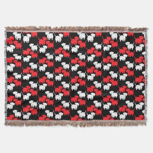 Dackel Dog Geschenke Decke (Vorderseite)