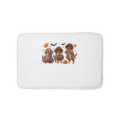 Dackel Dog Ghost Halloween Badematte (Vorderseite)