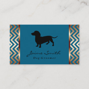 Dackel   Dog Groomer Visitenkarte