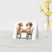 Dackel Dog Hot Dog herunterladbar Karte (Gelbe Blume)