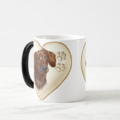 Dackel Dog Kaffee Tasse Cup (Vorderseite Links)