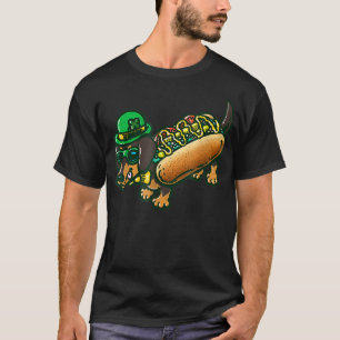 Dackel Dog Leprechau St Patrick Day Saint Paddy T-Shirt