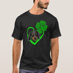 Dackel Dog Leprechau St Patrick Day Saint Paddy T-Shirt