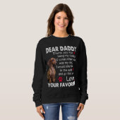 Dackel Dog Liear Daddy Funny Dackel Daddy Quo Sweatshirt (Vorne ganz)
