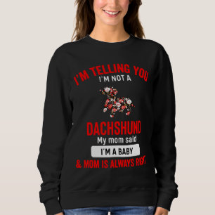 Dackel Dog Mama Womens Sweatshirt