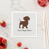 Dackel Dog Napkin Serviette (Beispiel)