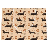 Dackel Dog Paws Geschenktasche