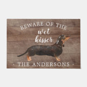 Dackel Dog Personalisiert Dog Mat Fußmatte (Vorderseite)