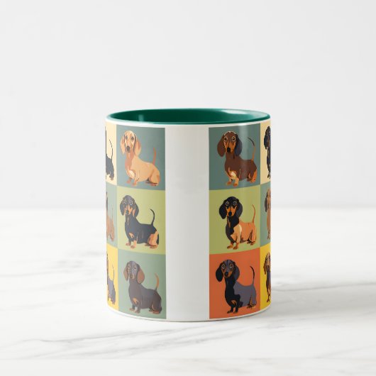 Dackel Dog Picture Tasse (Mittel)