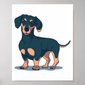 DACKEL DOG POSTER (Vorne)