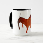 Dackel Dog Ringer Combo Tasse (Vorderseite Links)
