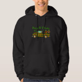 Dackel Dog St Patrick's Day Kleeblatt Green Hat Hoodie (Vorderseite)